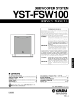 Yamaha YSTFSW-100 - Service Manual
